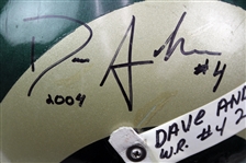 2004 Dave Anderson Colorado State Rams Signed Game Worn Jersey & Football Helmet (MEARS LOA/JSA)