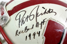 2000's Barry Alvarez Pat Richter Ron Dayne Wisconsin Badgers Signed Ross Kolodziej Game Worn Football Helmet (MEARS LOA/JSA)