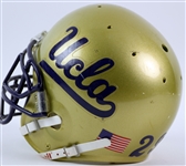2001 Manuel White Jr. UCLA Bruins Signed Game Worn Football Helmet (MEARS LOA/JSA) 