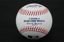 2020 (March 24) Anthony Fauci Coronavirus Task Force Signed OML Manfred Baseball (JSA) 