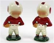 1950's Ohio State Buckeyes 8 Ceramic Football Player Figures - Lot of 2