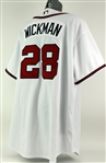 2007 Bob Wickman Atlanta Braves Game Worn Home Jersey (MEARS LOA)