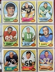 1970 Topps Football Trading Cards Complete Set (263) w/ OJ Simpson Rookie & More
