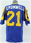 1977-79 Nolan Cromwell Los Angeles Rams Signed Game Worn Home Jersey (MEARS A10/JSA)