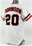1981 Frank Robinson San Francisco Giants Signed Game Worn Home Uniform (MEARS A9/JSA) First Black Manager of the NL