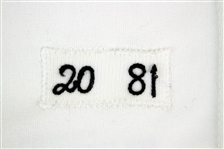1981 Frank Robinson San Francisco Giants Signed Game Worn Home Uniform (MEARS A9/JSA) First Black Manager of the NL