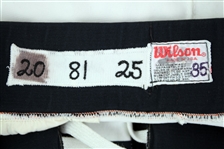 1981 Frank Robinson San Francisco Giants Signed Game Worn Home Uniform (MEARS A9/JSA) First Black Manager of the NL