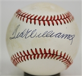 1960's-80's Ted Williams Boston Red Sox Store Model Ted Williams Brand Mitt & Signed OAL Brown Baseball (JSA)