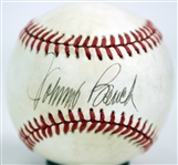1980's Johnny Bench Cincinnati Reds Store Model Rawlings Mitt & Signed OAL Brown Baseball (JSA)