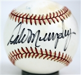 1980's Dale Murphy Atlanta Braves Store Model Rawlings Mitt & Signed ONL White Baseball (JSA)
