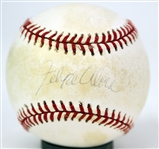 1960's-90's Felipe Alou San Francisco Giants Store Model Wilson First Base Mitt & Signed ONL White Baseball (JSA)