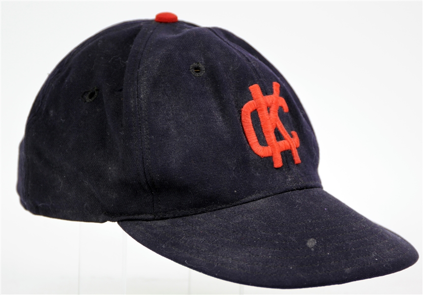 1960 Kansas City Athletics Game Worn Cap (MEARS LOA) One Year Only Style
