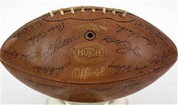 1959 Los Angeles Rams Facsimile Team Signed Hutch Football