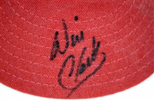 1994-96 Will Clark Texas Rangers Signed Game Worn Cap (MEARS LOA/JSA)