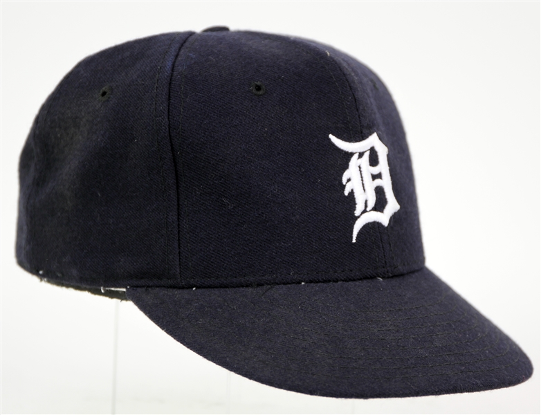 1992-94 Sparky Anderson Detroit Tigers Signed Game Worn Cap (MEARS LOA/JSA)