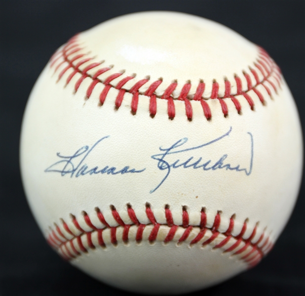 1985-89 Harmon Killebrew Minnesota Twins Signed OAL Brown Baseball (JSA)