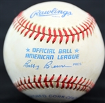 1985-89 Tony Kubek New York Yankees Signed OAL Brown Baseball (JSA)