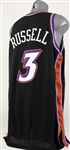 1998-99 Bryon Russell Utah Jazz Game Worn Alternate Jersey (MEARS A10) First Year Style