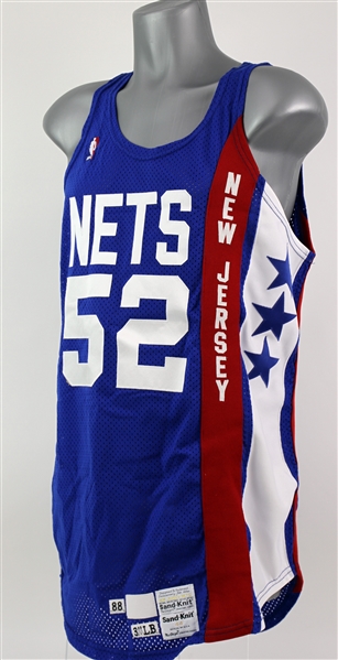 1988-89 Buck Williams New Jersey Nets Game Worn Road Jersey (MEARS A9)