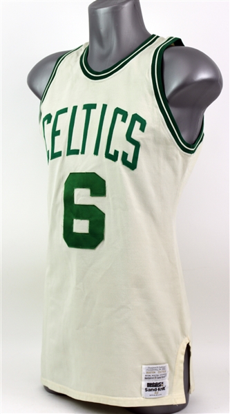 1979-83 Bill Russell Boston Celtics Post Career Home Jersey (MEARS LOA)