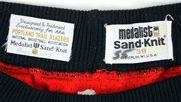 1984-85 Kiki Vandeweghe Protland Trail Blazers Game Worn Road Uniform Shorts (MEARS LOA)