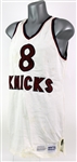 1982-83 Vince Taylor New York Knicks Game Worn Home Jersey (MEARS A8)