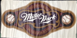 NFL Red Zone Banner & Miller Park 3M Logo Sign 