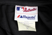 2000's MLB Umpire Game Worn Apparel - Lot of 2 w/ Joe West Signed Cap & Doug Eddings Jersey (MEARS LOA/JSA)