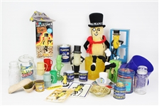 1970s-1980s Planters Peanuts Mr. Peanut Glasses, Bank, & more (Lot of 30+)