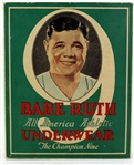 1920s High Grade Babe Ruth New York Yankees All America Athletic Underwear Box 