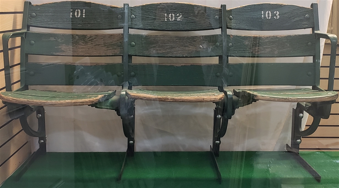 1930-1950s Wrigley Field Chicago Cubs Stadium Chair (section of 3)