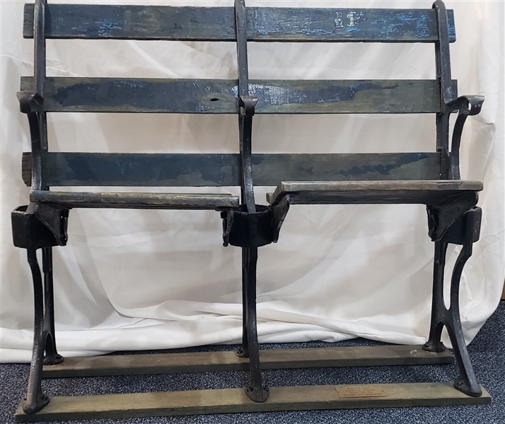 1913-1957 Ebbets Field Brooklyn Dodgers Original Set of 2 Seats