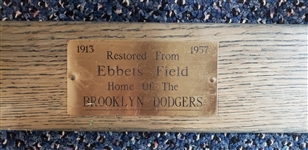 1913-1957 Ebbets Field Brooklyn Dodgers Original Set of 2 Seats