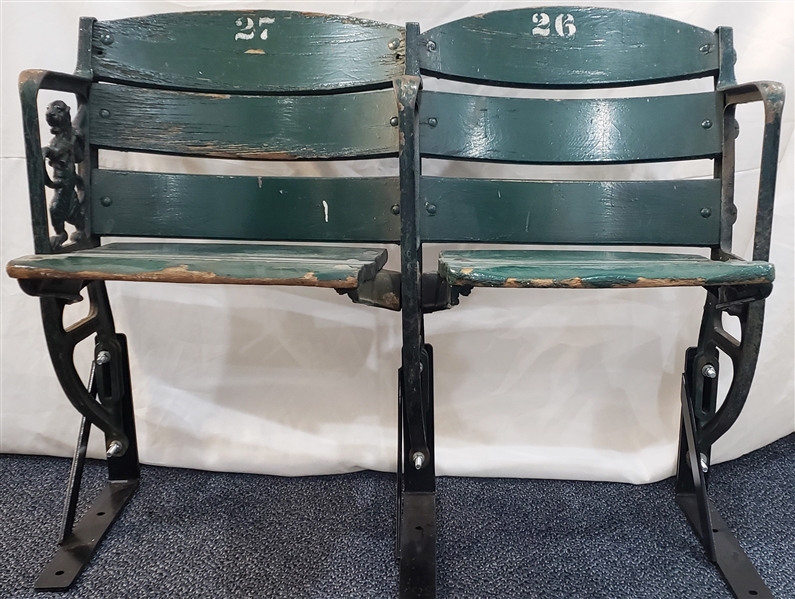 1912-1999 Briggs Stadium Detroit Tigers Stadium Chair Section of 2