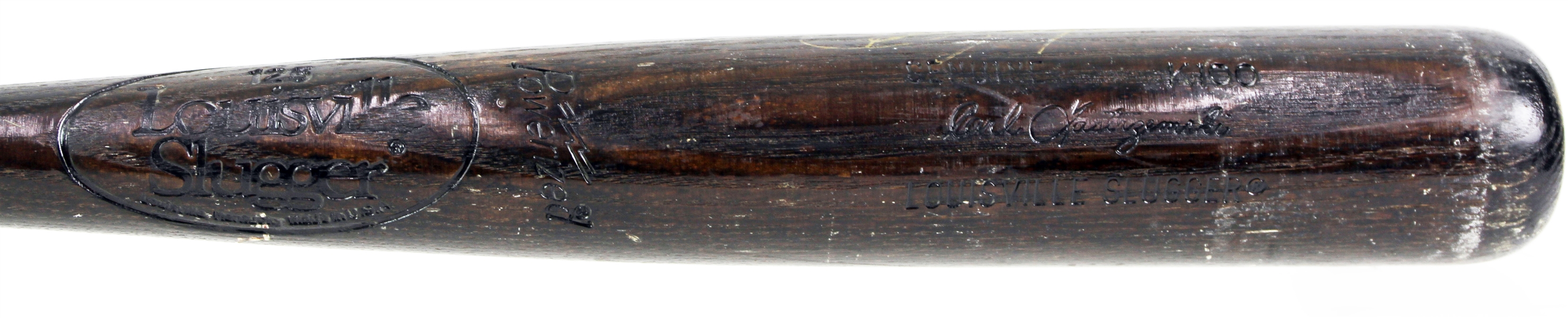 1986-89 Carl Yastrzemski Boston Red Sox Signed Post Career Louisville Slugger (MEARS LOA/JSA)