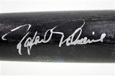 1989 Rafael Palmeiro Texas Rangers Signed Rawlings Adirondack Professional Model Game Used Bat (MEARS A8/JSA)
