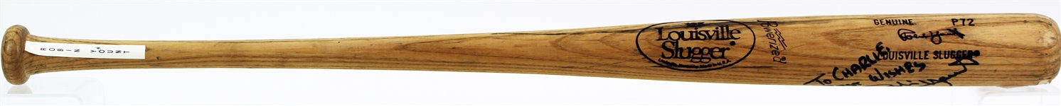 1986-89 Robin Yount Milwaukee Brewers Signed Louisville Slugger Professional Model Bat (MEARS A6/JSA)