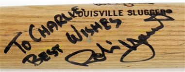 1986-89 Robin Yount Milwaukee Brewers Signed Louisville Slugger Professional Model Bat (MEARS A6/JSA)