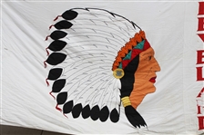 1940s (Late) Cleveland Indians Municipal Stadium Flag (MEARS LOA)
