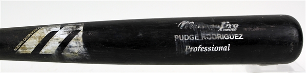 2000 Ivan Rodriguez Texas Rangers Mizuno Professional Model Game Used Bat (MEARS A10)