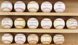 1970s-1990s Team Signed Baseballs (Lot of 16)