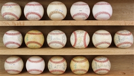1970s-1990s Team Signed Baseballs (Lot of 16)