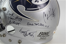 2001 Los Angeles X-Treme XFL Team Signed Football Helmet w/ 20 Signatures Including Tommy Maddox & More (MEARS LOA/JSA)