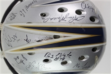 2001 Los Angeles X-Treme XFL Team Signed Football Helmet w/ 20 Signatures Including Tommy Maddox & More (MEARS LOA/JSA)