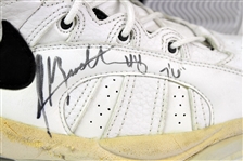 1990's Game Worn Signed Basketball Sneakers - Lot of 3 Pairs w/ Dennis Scott, Shawn Bradley & Dajuan Eubanks (MEARS LOA/JSA)