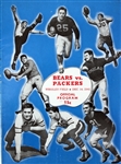 1941 Chicago Bears Green Bay Packers Wrigley Field Playoff Game Program