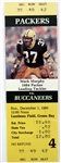 1985 (December 1) Green Bay Packers Tampa Bay Buccaneers Lambeau Field "Snow Bowl" Full Ticket 