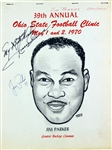 1970 Jesse Owens Jim Parker Woody Hayes Signed Ohio State Football Clinic Program (JSA)