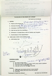1963 Woody Hayes Ohio State Buckeyes Signed Ohio State Football Clinic Program (JSA) 