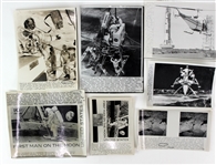 1969 NASA Apollo 11 Mission Laser Photo Collection - Lot of 12